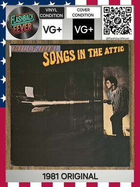 BILLY JOEL•Songs in the Attic•1981 US (#TC 37461) Carrollton Pressing, Gatefold